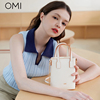 欧米OMI女包手机包2024时尚纯色马卡龙链条水桶包单肩斜挎包