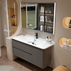 现代简约陶瓷一体盆浴室柜组合卫生间，洗漱台洗手池洗脸盆柜套装