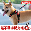 狗狗牵引绳背心式遛狗绳子胸，背带不勒脖，大型犬宠物用品狗牵引绳