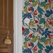 瑞典进口FIGS 美式复古无花果果实卧室餐厅色彩感背景墙墙纸