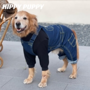 HippyPuppy经典版大狗背带牛仔裤大型犬衣服