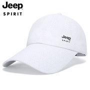 jeep吉普帽子男夏季透气速干帽休闲时尚网眼，防晒遮阳棒球帽鸭舌帽