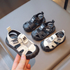 男宝宝包头凉鞋夏季婴儿鞋子，软底防滑学步鞋0-1-3岁幼童鞋女4