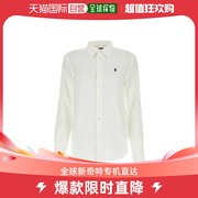 香港直邮潮奢poloralphlauren女士白色，亚麻衬衫