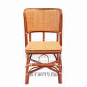 竹编小藤椅竹编藤椅子，单个小藤椅子靠背椅天然藤，编织单人家用餐椅