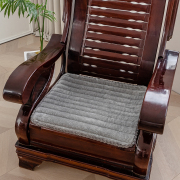 毛绒纯色实木沙发垫坐垫，红木椅垫子，防滑可洗沙发垫办公室坐垫