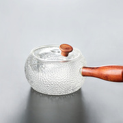 日式高温耐热侧把玻璃茶壶套装煮茶泡茶电陶炉加热小烧水壶功夫