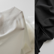事儿定织新疆长绒棉80支丝光弹力针织，—半透明汗布料设计师面料