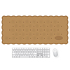 个性饼干鼠标垫书桌垫笔记本电脑键盘家用防水防滑垫，定制办公桌垫