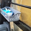 塑料盒驾驶室吊篮挂壁式物篮置物挖掘机，篮子框储架小杂物收纳吸盘