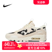 耐克女鞋2023秋Air Max 90Futura奶牛纹印花缓震跑步鞋FN7170