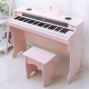 俏娃宝贝61键木质电钢琴儿童，宝宝智能电子，钢琴玩具乐器多功能数码
