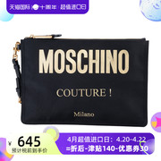 moschino/莫斯奇诺字母休闲拉链女士手拿包手挽包春季特卖