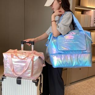 短途旅行包女手提出差大容量轻便运动健身包小行李待产旅游收纳袋