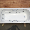 铸铁按摩冲浪浴缸1.51.61.71.8米气泡恒温智能，面板镶嵌入台式