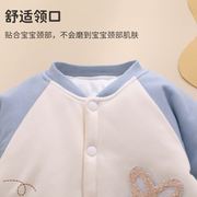 66码婴儿衣服秋冬季母婴店59包脚连体棉服刚出生小孩冬天加棉冬装