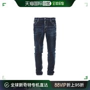 香港直邮dsquared2d二次方，男士牛仔裤蓝色弹力，棉质休闲舒适透气