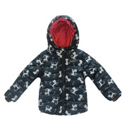 冬季 跨境儿童保暖户外 冬装棉衣外套女化纤欧美高领开衫内胆B类