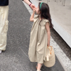 韩国童装女童连衣裙夏装2024儿童，大童夏季无袖裙子，宽松休闲背心裙