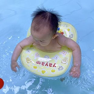 0一6月婴儿游泳圈宝宝0岁新生的儿游泳脖圈颈圈幼儿洗澡家用泳圈