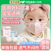 婴儿口罩医用外科0到6月12专用婴幼儿小月龄，儿童宝宝1一3到6夏季