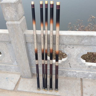 钓鱼杆8 9 10 11 12米超轻超硬28调高碳强力手竿短节超长杆传统钓