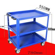重型加厚加大三层工具车推车多功能小推车汽修车间移动手推车五金