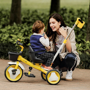 小虎子儿童三轮车推骑两用脚踏车，宝宝童车2-3-6岁小孩手推车t150