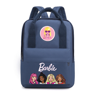 芭比娃娃系列背包可爱公主女孩双肩，包小学(包小学)女生书包轻便时尚女童包