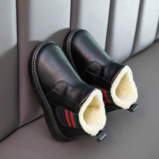 男女童棉鞋宝宝雪地棉靴子，2岁秋冬季小学生加厚加绒防水棉鞋
