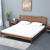黑胡桃木床北欧风格床红橡木白橡木1.5米1.8米现代简约日式实木床