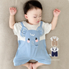 宝宝衣服夏季薄款动物卡通，萌趣外出爬服哈衣韩系纯棉婴儿连体衣