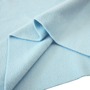 半米价 淡蓝色摇粒绒布料双面加厚抓绒卫衣服装面料儿童外套保暖