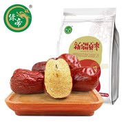 绿帝贡枣450g袋新疆特产五星，和田大枣红，枣核小肉厚鲜美果