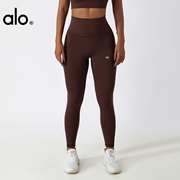 aloyoga健身裤女高腰，提臀户外骑行运动跑步长裤，透气裸感瑜伽裤子