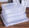 透明塑料大号a4纸文件收纳盒票据资料工具书证件整理储物盒长方形