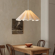 日式侘寂风吊灯法式复古奶油风餐厅客厅卧室，吧台创意个性艺术灯具