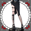 暗黑洛丽塔lolita朋克哥特大腿绑带，渔网袜长筒袜，辣妹个性套装腿圈