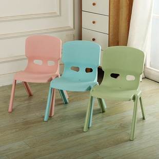 凳子靠背小型加厚儿童椅子幼儿园宝宝椅子小孩学习桌椅家用塑料