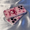 粉色草莓小熊适用红米note12turbo手机壳note12pro极速版11tprocivi2小米13/12s/11/10透明k60硅胶k50k40