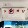 车载遮阳板纸巾盒女生可爱挂式多功能创意网，红餐巾抽纸盒汽车用品