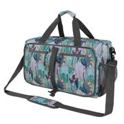 单肩斜跨包运动包，折叠手提旅行包大容量健身行李袋定制