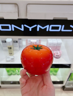 韩国Tonymoly托尼魅力番茄西红柿按摩面膜80g保湿修复提亮肤色女