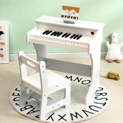 儿童钢琴玩具木质可弹奏电子琴初学男女孩宝宝，过家家玩具六一礼物