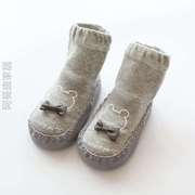 月宝宝12袜子鞋婴幼儿学到冬春秋0个婴儿地板鞋袜，步鞋软底6袜鞋一