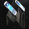 亚克力透明手机展示架多层手机模型展示托架，小商品数码支架梯形架