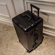 高档新运动版PC铝框拉链拉杆箱托运行李箱旅行超大加厚30寸32出国