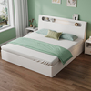 床实木床现代简约1.5m主卧双人床经济型1.2m出租房用工厂床架