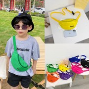 儿童胸包男童韩版潮女孩斜挎包，可爱卡通小包包，时尚小孩户外小背包