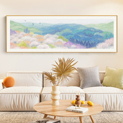 墙蛙卧室装饰画客厅沙发背景墙，主卧现代简约日式风景床头温馨挂画